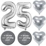 2 Buttons Al 25 Jaar een Gelukkig Paar, Hobby en Vrije tijd, Feestartikelen, Verzenden, Nieuw, Versiering, Geboorte of Huwelijk