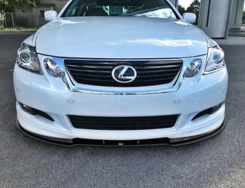 Voorspoiler Lexus GS 300 Mk3 Facelift V.1 Glanzend Zwart, Ophalen of Verzenden, Nieuw