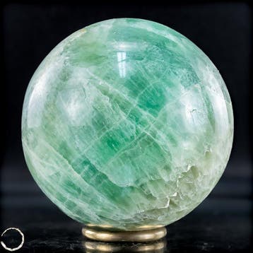 Grote bol van groen fluoriet Crystal, China- 1710.43 g, Verzamelen