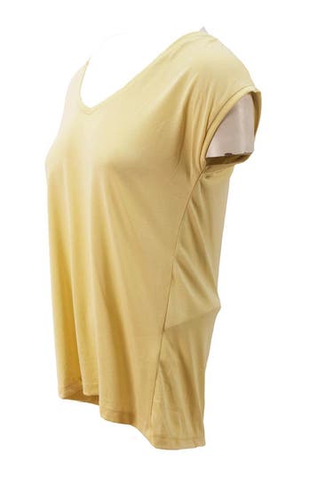Pieces T-shirt in maat S Geel, Pieces, Verzenden, Zo goed als nieuw, Geel
