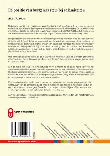 De positie van burgemeesters bij calamiteiten - A.P. Resoort, Verzenden, Gelezen, A.P. Resoort