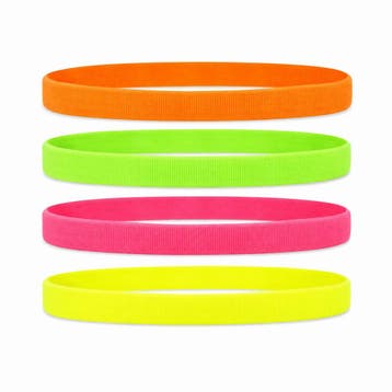 Haarband Sport 2cm - Elastiek - Neon - Geel Groen Roze, Nieuw