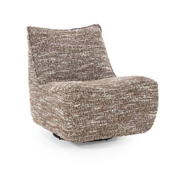 Fauteuil Loys - Bruin Barkley - 96172 - fauteuils, Nieuw, Stof