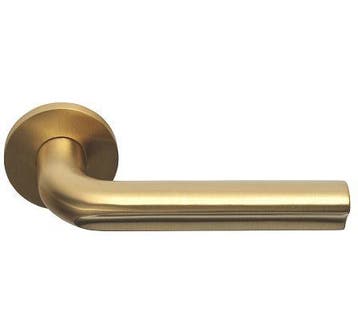 Deurklink David Rockwell ECLIPSE DR101-G op rozet PVD mat, Verzenden, Nieuw