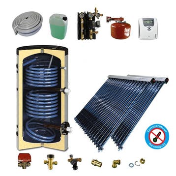 CV verwarming en tapwater zonneboiler 500L+ 2x Prisma Pro 18, Verzenden, Nieuw