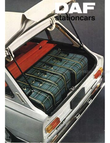 1970 DAF STATIONCAR PROGRAMMA BROCHURE NEDERLANDS, Nieuw, Author