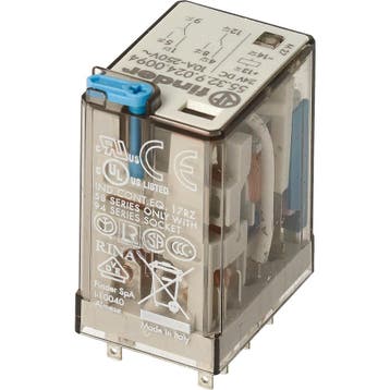 Industriële Miniatuurrelais 2CO 10A 24VDC Met LED -, Verzenden, Nieuw, Overige typen