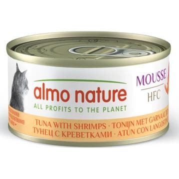 24x Almo Nature HFC Natural Kattenvoer Nat Tonijn & Garna..., Verzenden, Kat