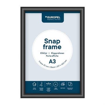 Menu lijst A3 25mm Zwart, Verzenden, Nieuw in verpakking