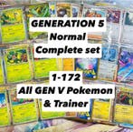Pokémon - GEN 5 FULL Complete! 1-172! Black & White Era, Nieuw