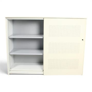 Voortman schuifdeurkast, 160x123 cm, creme, Huis en Inrichting, Kasten | Roldeurkasten en Archiefkasten, Gebruikt, 100 tot 150 cm