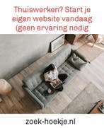Thuiswerken? Start je eigen website vandaag (geen ervaring n, Vacatures, Starter, Overige vormen, Overige niveaus, Geschikt als bijbaan