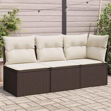 Buitenbank Bruin 172cm | Retourdeal | Laatste Stuk!, Tuin en Terras, Ophalen of Verzenden, Zo goed als nieuw, Rotan