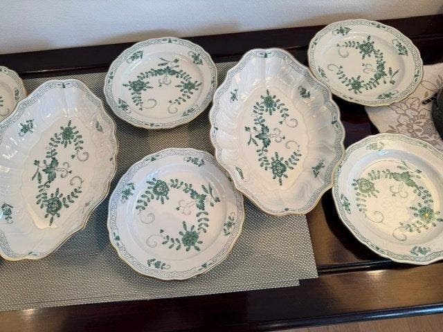 Tafelservies (8) - Porselein - Meissen porselein, Antiek en Kunst, Antiek | Meubels | Tafels