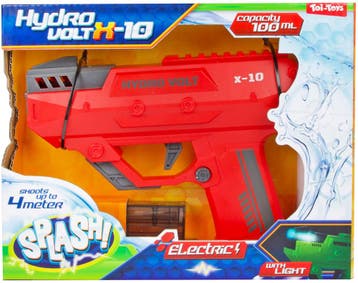Hydro Elektrisch X-10 Waterpistool (Groen of Rood) |, Verzenden, Nieuw