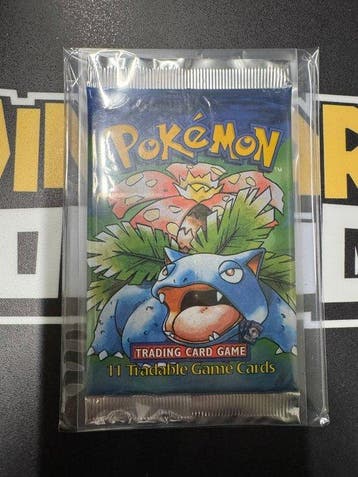 Pokémon - 1 Booster pack - Pokemon 100% Shadowless LONG, Hobby en Vrije tijd, Verzamelkaartspellen | Pokémon, Nieuw