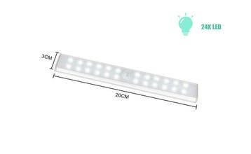LED Kastverlichting USB 20 cm - Met Sensor - Warm Wit, Ophalen of Verzenden, Nieuw