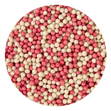 BrandNewCake Chocolade Crispy Parels Roze/Wit 190g, Verzenden, Nieuw