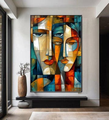 Mrs Art Prime - The Cubism Masterpiece in Picasso Style, Antiek en Kunst