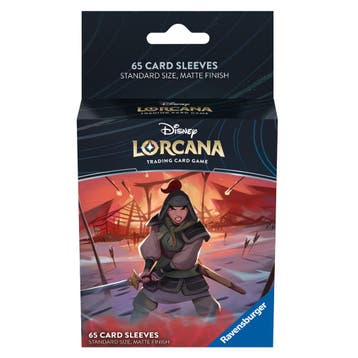 Disney Lorcana: Card Sleeves Mulan (65x), Ophalen of Verzenden, Nieuw
