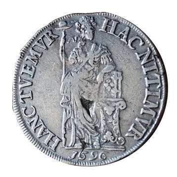 Nederland, Friesland 1/2 3 Gulden (30 Stuivers) 1696 (Zonder, Postzegels en Munten