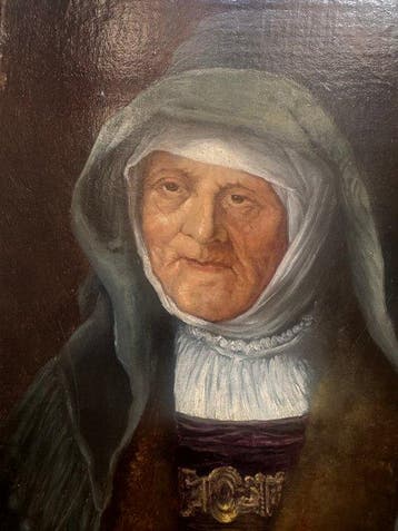 Europese school (XIX) - Portrait of an Elderly Woman
