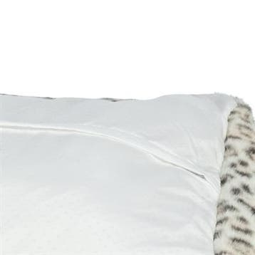 Hondenmand Trixie Leo Hoekig Panterprint Crème – Luxe Plu, Dieren en Toebehoren, Verzenden, Nieuw