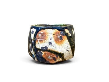 Ryuji Hodaka – Hedendaagse Chawan theekop met abstract