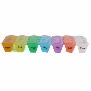 Benson Pillendoos - 4 dagdelen - 7 dagen - Ø 85 x 95 mm -.., Diversen, Verpleegmiddelen, Ophalen of Verzenden, Nieuw