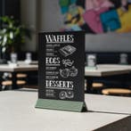 Oacklux Tafelkrijtbordje Filo - Groen, Zakelijke goederen, Horeca | Meubilair en Inrichting, Nieuw in verpakking