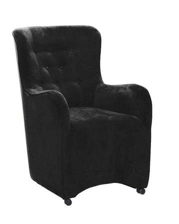 Eetkamerstoel Jennifer - eetkamerstoelen - Zwart, Nieuw, Zwart, Stof