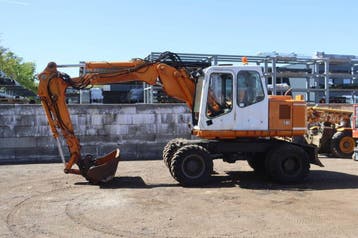 Veiling: Wielgraafmachine Atlas Diesel, Zakelijke goederen, Machines en Bouw | Kranen en Graafmachines, Ophalen, Graafmachine