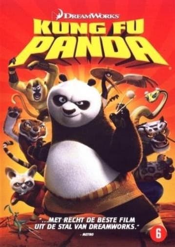 Kung Fu Panda (dvd tweedehands film), Cd's en Dvd's, Dvd's | Actie, Ophalen of Verzenden, Zo goed als nieuw