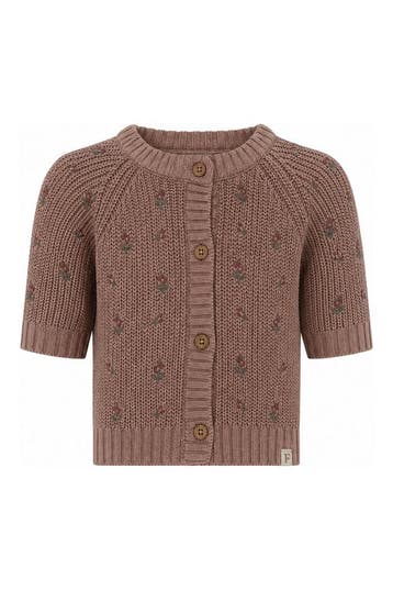Lil Atelier Vest Meisjes in maat 56 Beige, Verzenden, Zo goed als nieuw, Lil' Atelier, Jongen of Meisje