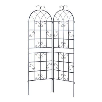 Tuinlatwerk Barrea hekwerk voor klimplanten 180x50 cm set va, Verzenden, Nieuw