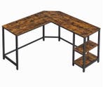 L-vormig Hoekbureau met Planken – Industrieel Design, Verzenden, Nieuw