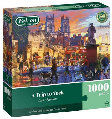 Falcon - A Trip to York Puzzel (1000 stukjes) | Falcon -, Verzenden, Nieuw