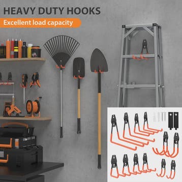 Heavy Duty Garage Haken Set - Wandmontage Organizer voor Ger, Verzenden, Nieuw