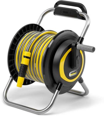 Karcher Wandslanghaspel | Zwart | 34% Korting, Ophalen of Verzenden, Zo goed als nieuw, Tuinslanghaspel