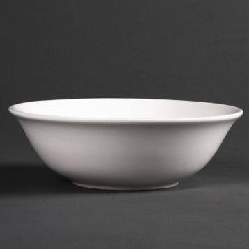 Witte porselein dessert schaaltjes | 16 cm (6 Stuks), Verzenden