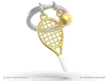 Metalmorphose TENNIS RACKET KEYRING, Verzamelen, Ophalen of Verzenden, Nieuw