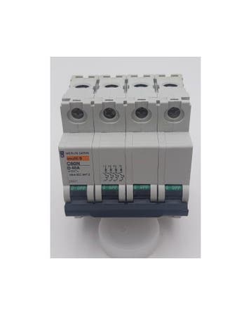 Merlin Gerlin  Automaat C60N 4P 63A D40 Multi 9, Ophalen