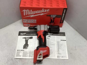 Veiling - Milwaukee M12 BPRT-0 12V Li-Ion accu Blindklinknag, Doe-het-zelf en Verbouw, Gereedschap | Handgereedschap, Nieuw