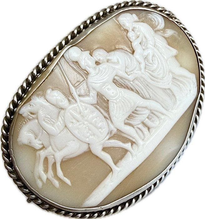 Broche Ondertekend Carnesecchi Andromache’s wanhoopige, Sieraden, Tassen en Uiterlijk, Antieke sieraden