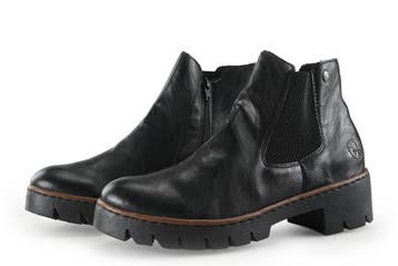 Rieker Chelsea boots in maat 42 Zwart, Verzenden, Zwart, Overige typen, Zo goed als nieuw