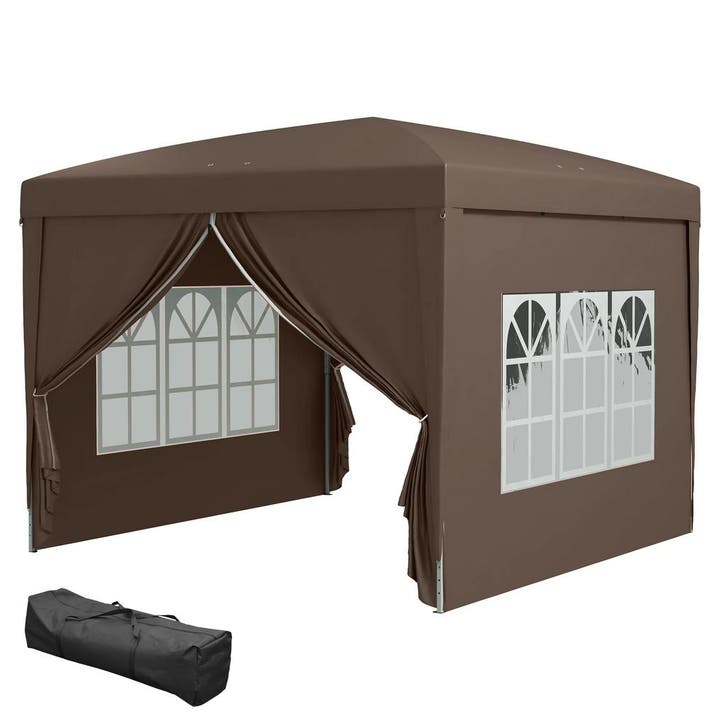 TRUUSK Pop-up Paviljoen 3x3m - Waterafstotend &amp; Stabiel, Tuin en Terras, Planten | Bomen, Verzenden