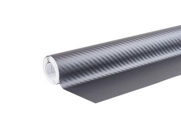 3D Carbon wrapfolie - Grafiet - 30cm x 150cm, Verzenden, Nieuw
