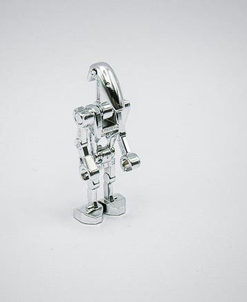Lego Minifiguur - Star Wars - Chrome Silver Battle Droid, Nieuw