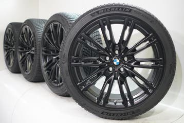 BMW M2 M3 M4 G87 G80 G82 829M 19 inch velgen Michelin Winter, 19 inch, Gebruikt, Velg(en), Winterbanden