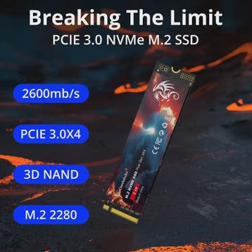 SomnAmbulist M.2 NVMe SSD 128GB-1TB PCIe 3.0 - Snel en Betro, Computers en Software, Harde schijven, Verzenden, Nieuw